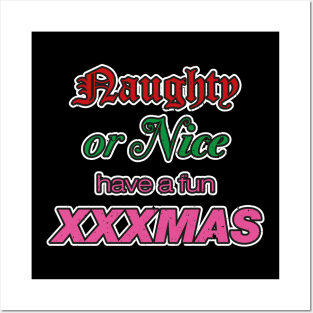 Nauhgty or nice christmas Posters and Art